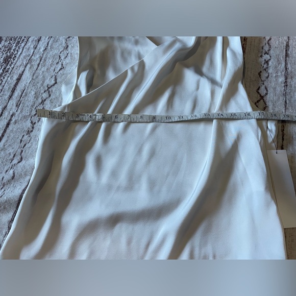 NWT Calvin Klein suit separates career blouse sleeveless cream sz L office - Picture 9 of 10